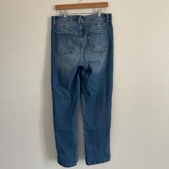 LC Lauren Conrad High Rise Straight Jeans Size 12 - Picture 6 of 14